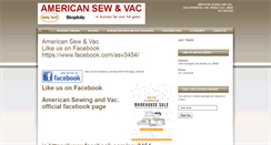 Desktop Screenshot of americansewnvac.com