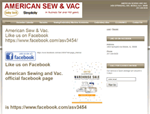 Tablet Screenshot of americansewnvac.com